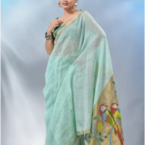 Linen Saree
